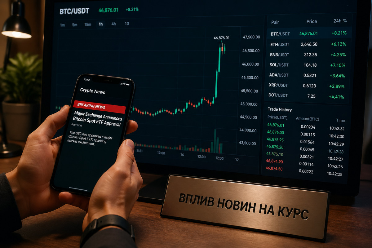 Вплив новин на курс криптовалют: як це працює
